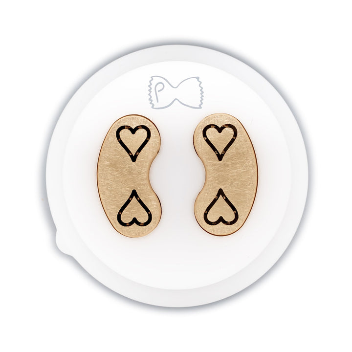 Pastidea - Matrize aus Bronze und POM Mini Herzen kompatibel mit Philips Pasta Maker Avance und Seri