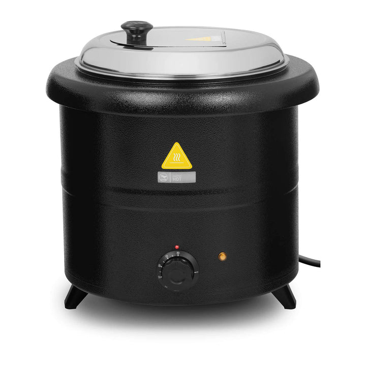 Royal Catering RCST-13SB Suppentopf elektrisch Suppenkessel Thekentopf Suppenwärmer 13 L 600 W 30-80