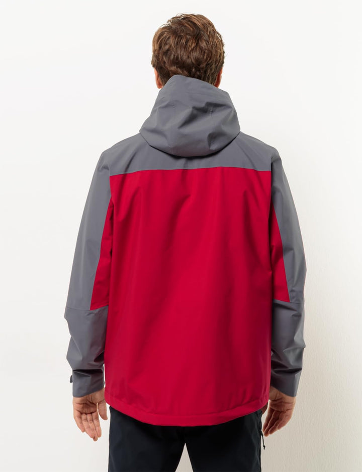 Jack Wolfskin Herren Wetterschutzjacke M red glow, M red glow