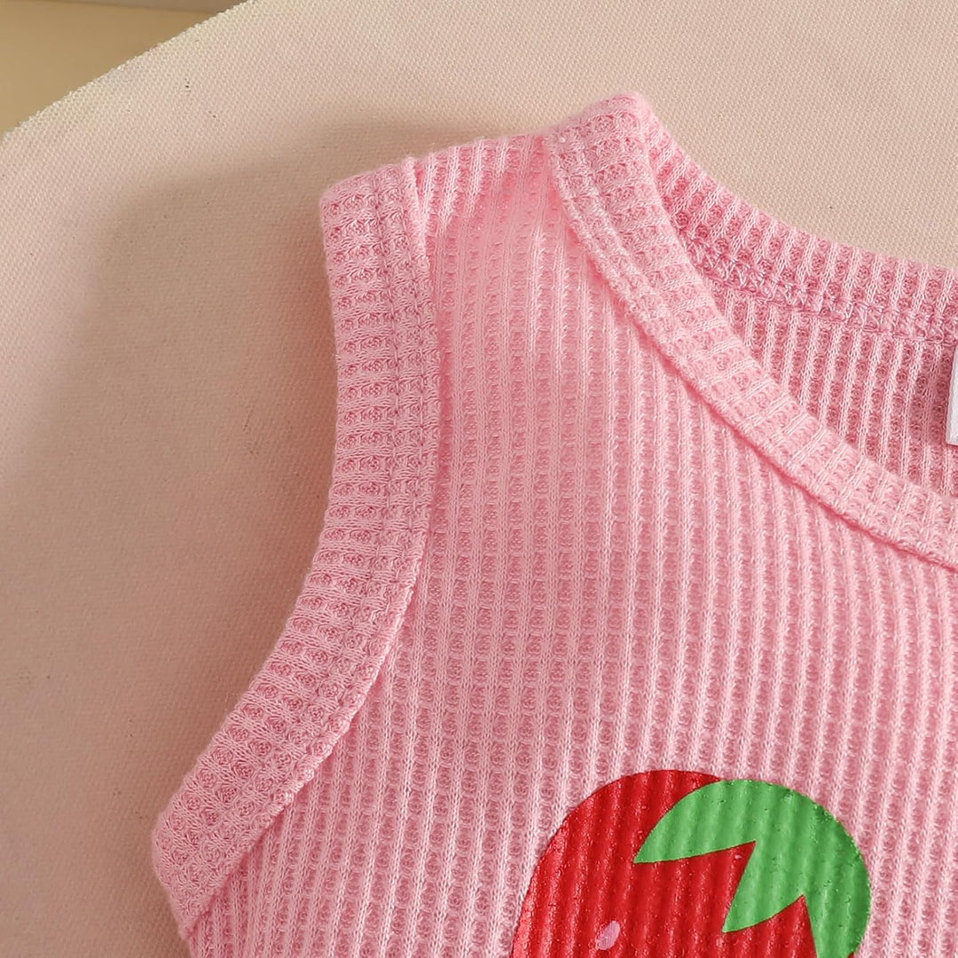 Kleinkind Baby Mädchen Kleidung Blumen Rüschen T-Shirts Tops Shorts Süsse Sommer Kleidung Sets 6-9 M