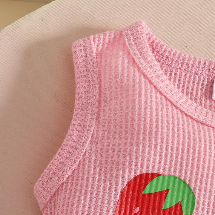 Kleinkind Baby Mädchen Kleidung Blumen Rüschen T-Shirts Tops Shorts Süsse Sommer Kleidung Sets 6-9 M