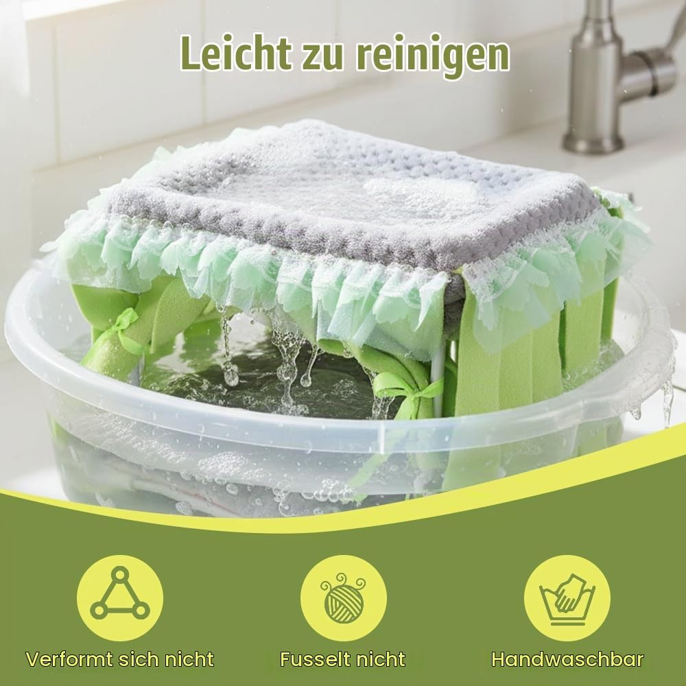 DONGKER Meerschweinchen Bett, Kuschelig Meerschweinchenversteck, 24x24x19 cm, Gemütliches Kleintierb