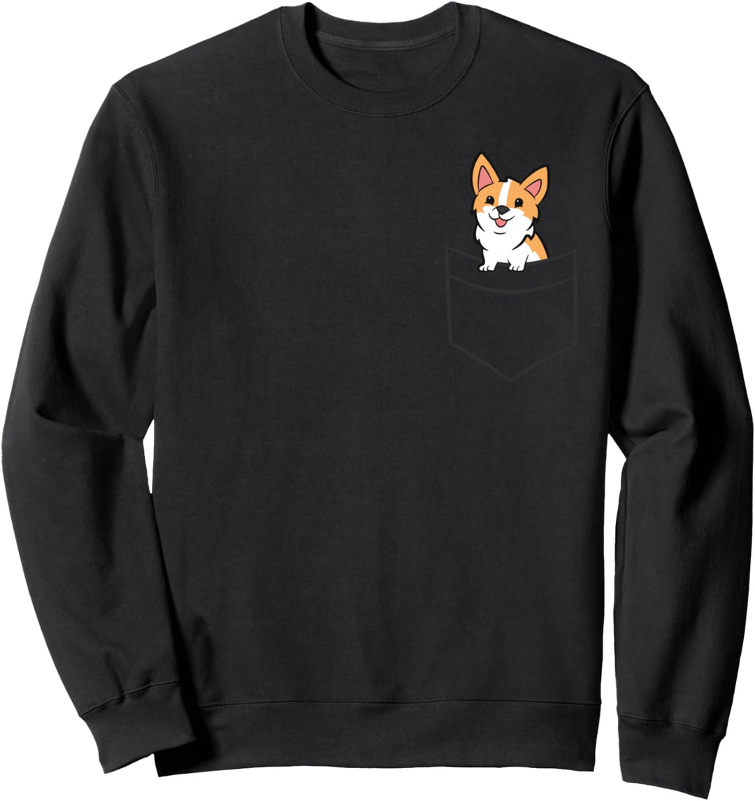 Welsh Corgi in einer Tasche, niedliche Tasche, Welsh Corgi Sweatshirt