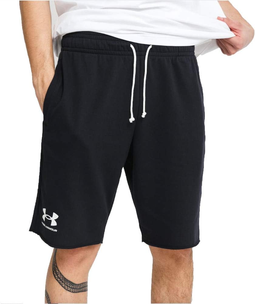 Under Armour Herren Shorts Rival Terry Shorts XS Black / / Onyx White (001), XS Black / / Onyx White