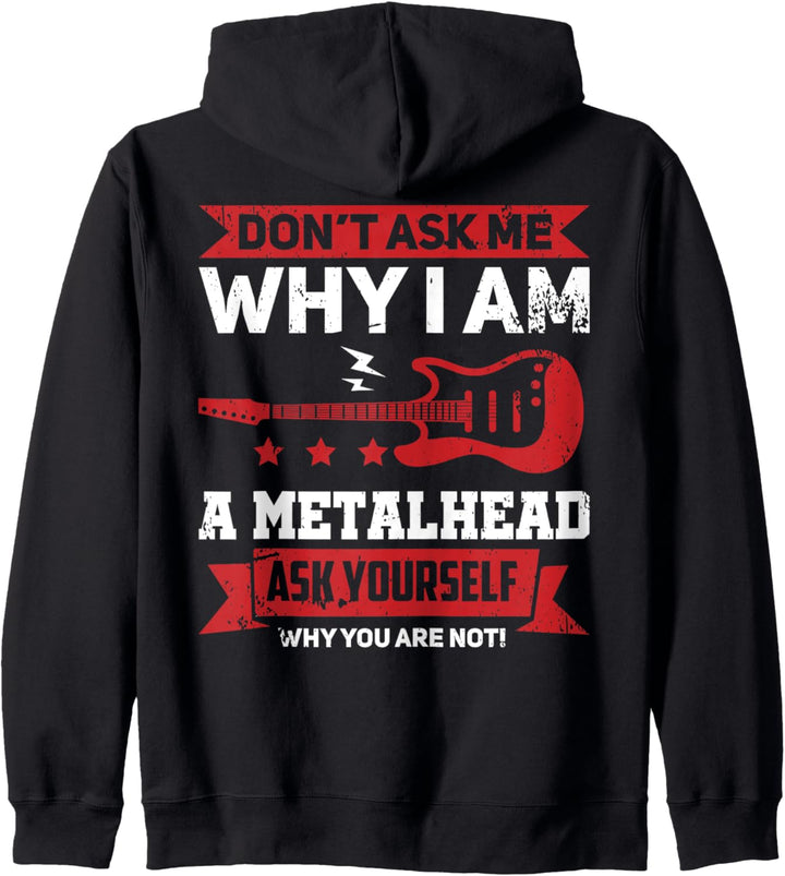 Heavy Metal Und Goth Metaller Ask Kapuzenjacke