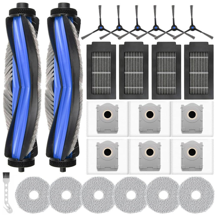 24 Stück T50 Omni Zubehörset für ECOVACS DEEBOT T50 Omni/T50 PRO Omni/T50 PRO Omni Gen2 Saugroboter,