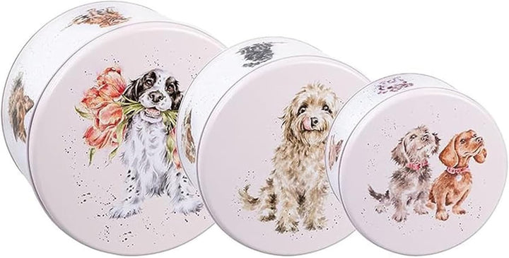Wrendale Designs by Hannah Dale - A Dog's Life Kuchenform, 250 mm, 225 mm und 195 mm Durchmesser, A