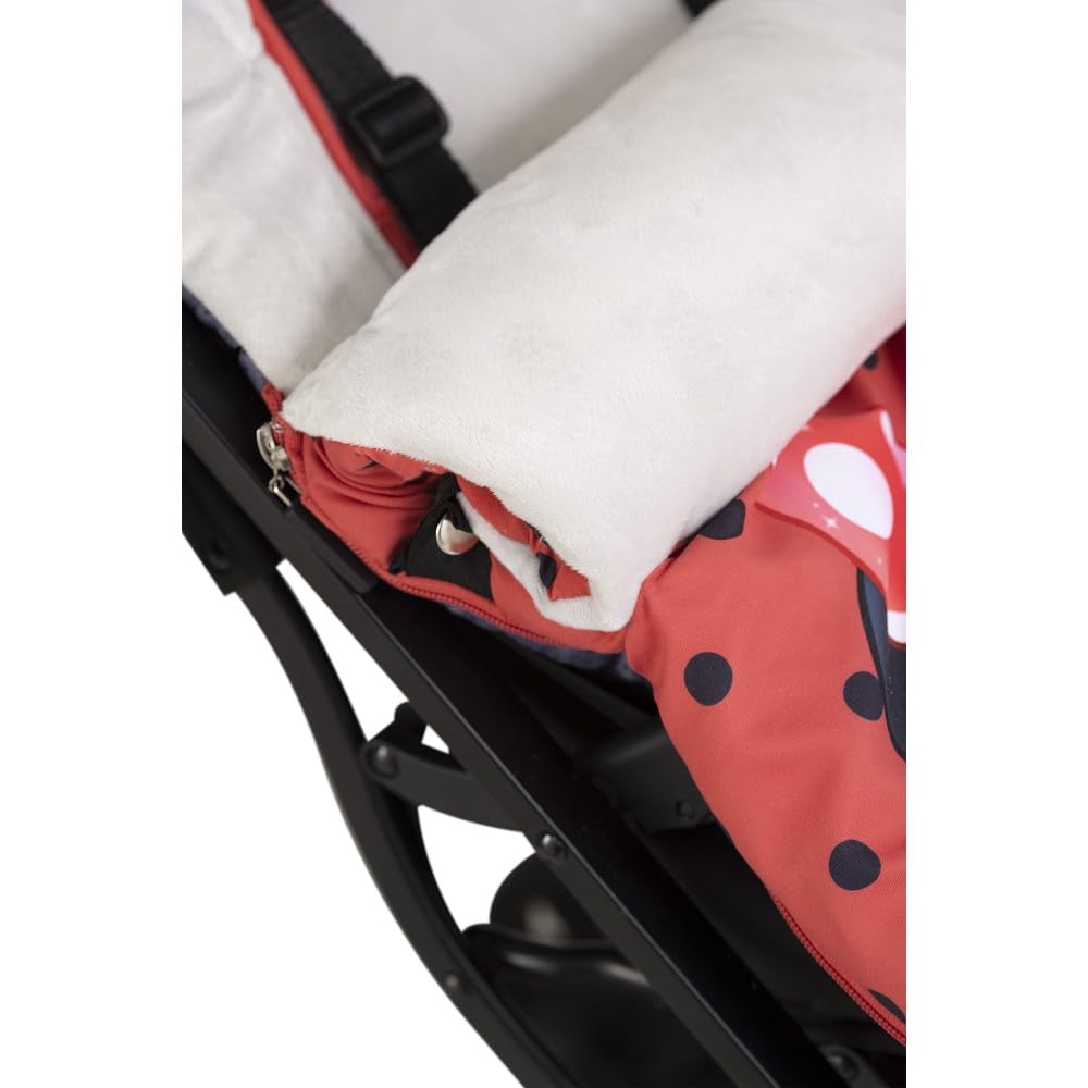 Interbaby WinterFusssack"Disney Minnie Topos" für Kinderwagen, rot