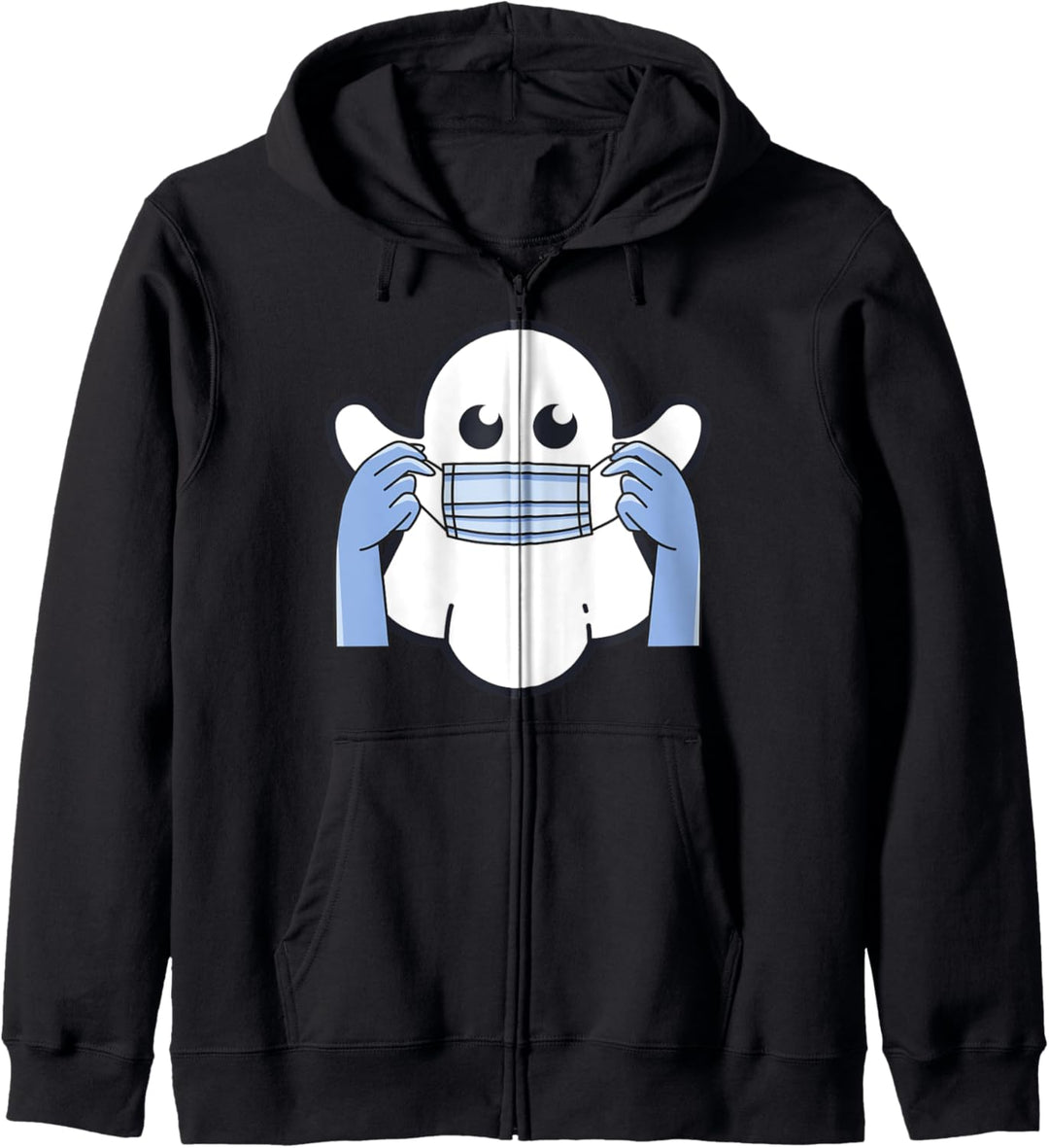 Geist Mit Maske Grusel Gespenst Halloween 2020 Spukgespenst Kapuzenjacke