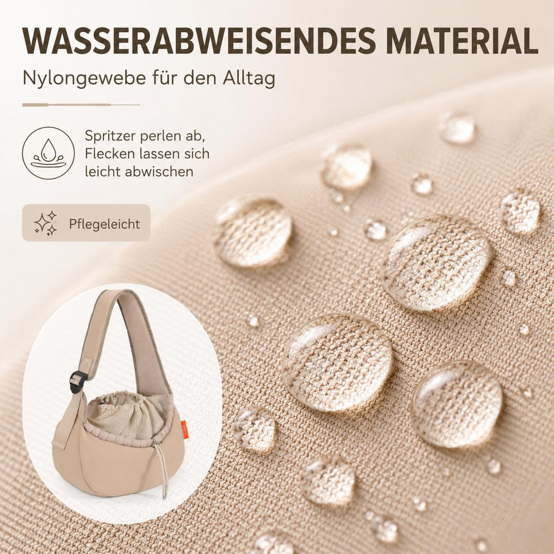Hundetragetasche für kleine Hunde und Katzen bis 7 kg Khaki, Khaki