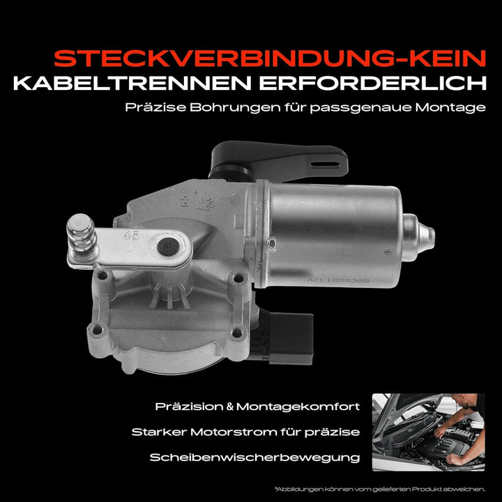 Wischermotor Scheibenwischermotor Vorne für Sprinter C-r-a-f-t-e-r Bus Kasten Pritsche/Fahrgestell 2