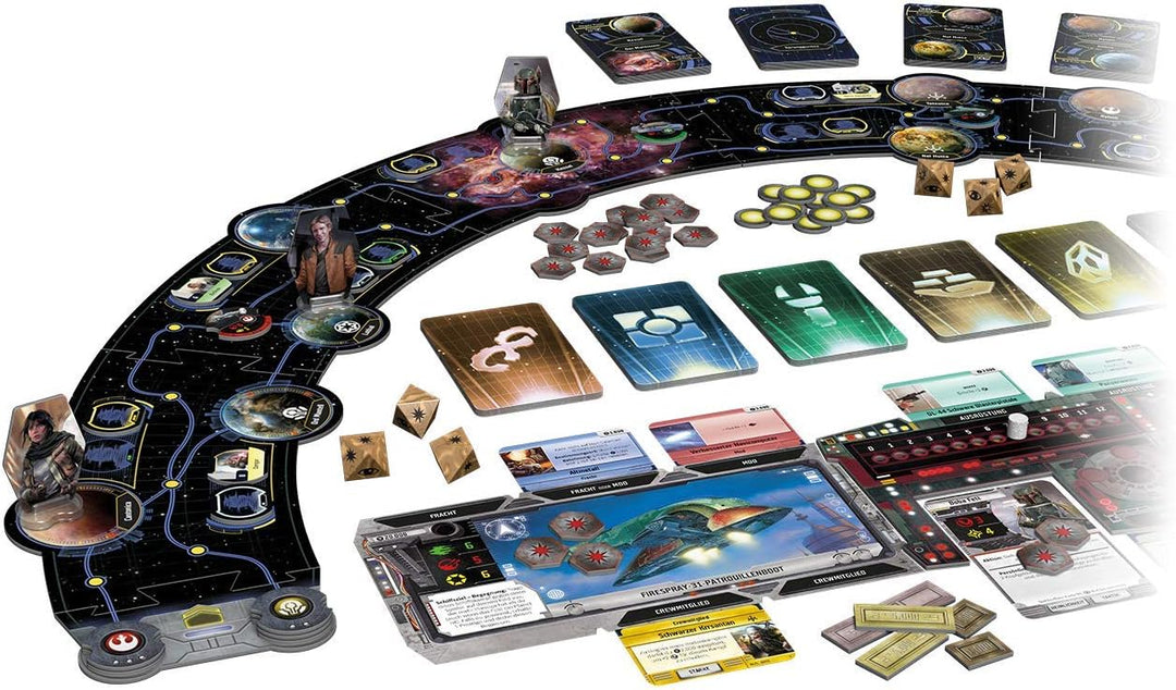 Asmodee | Fantasy Flight Games | Star Wars: Outer Rim | Expertenspiel | Brettspiel | 1-4 Spieler | A