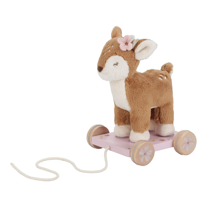 Little Dutch Nachziehtier mit abnehmbaren Stofftier REH - Fairy Garden