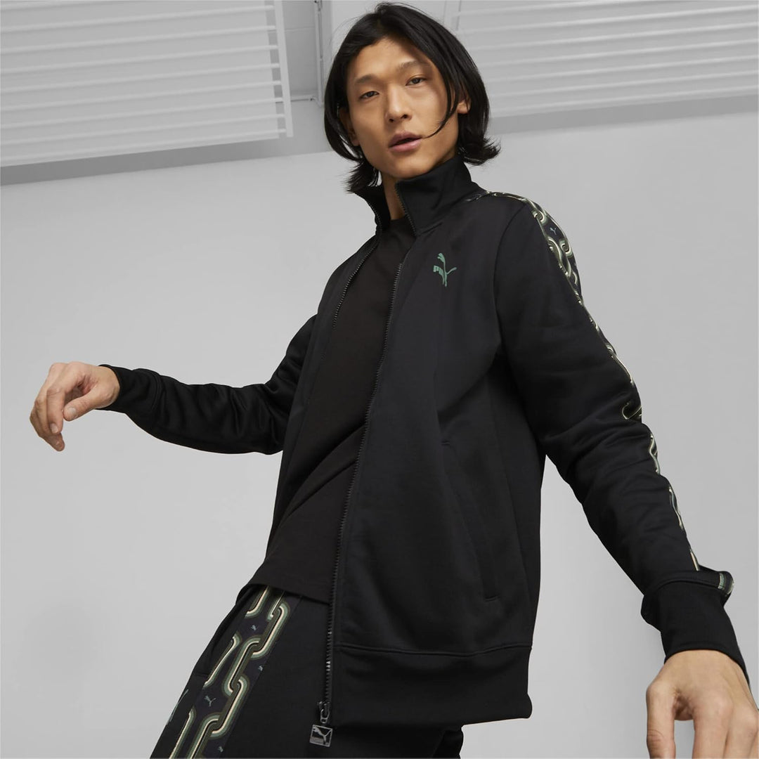 PUMA Herren Jackets T7 70s Trainingsjacke für Herren XL Black