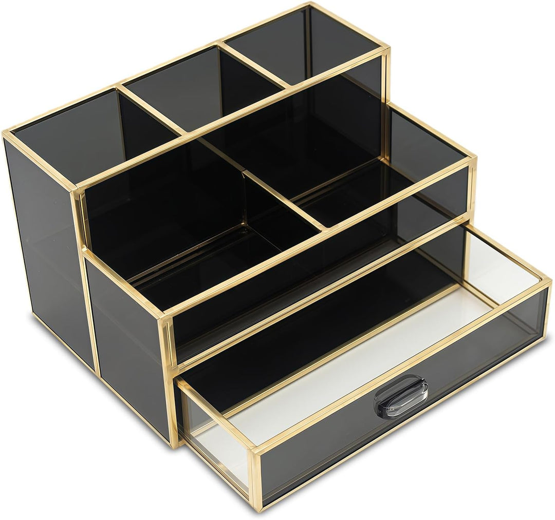 HARLIANGXY Make up Organizer mit Schubladen, Kosmetik Organizer, Multifunktion Schminktisch Organize