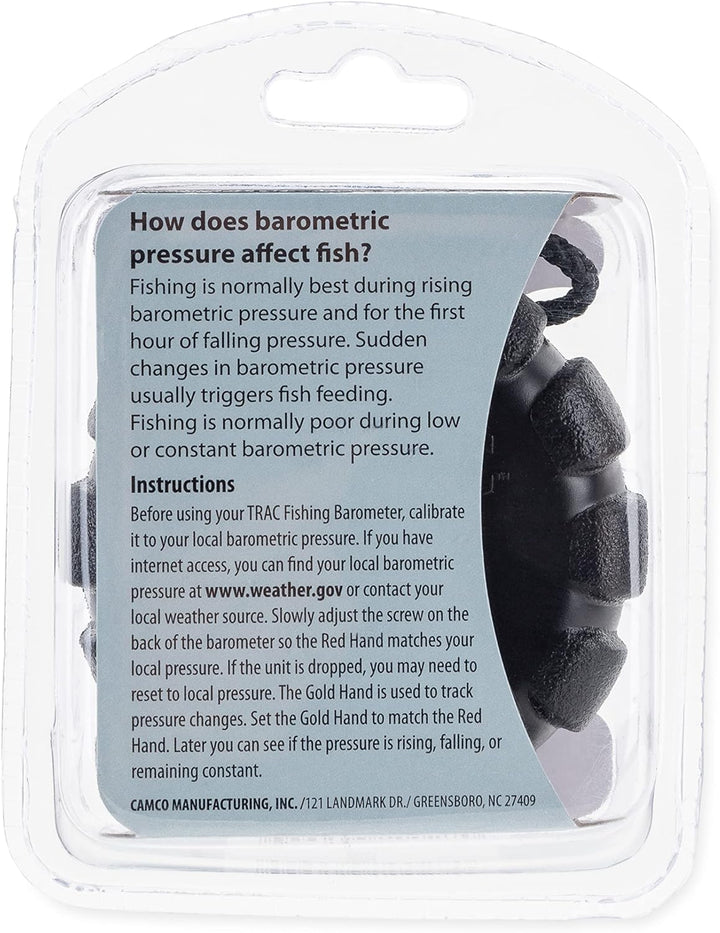 TRAC Outdoor T3002 Fishing Barometer