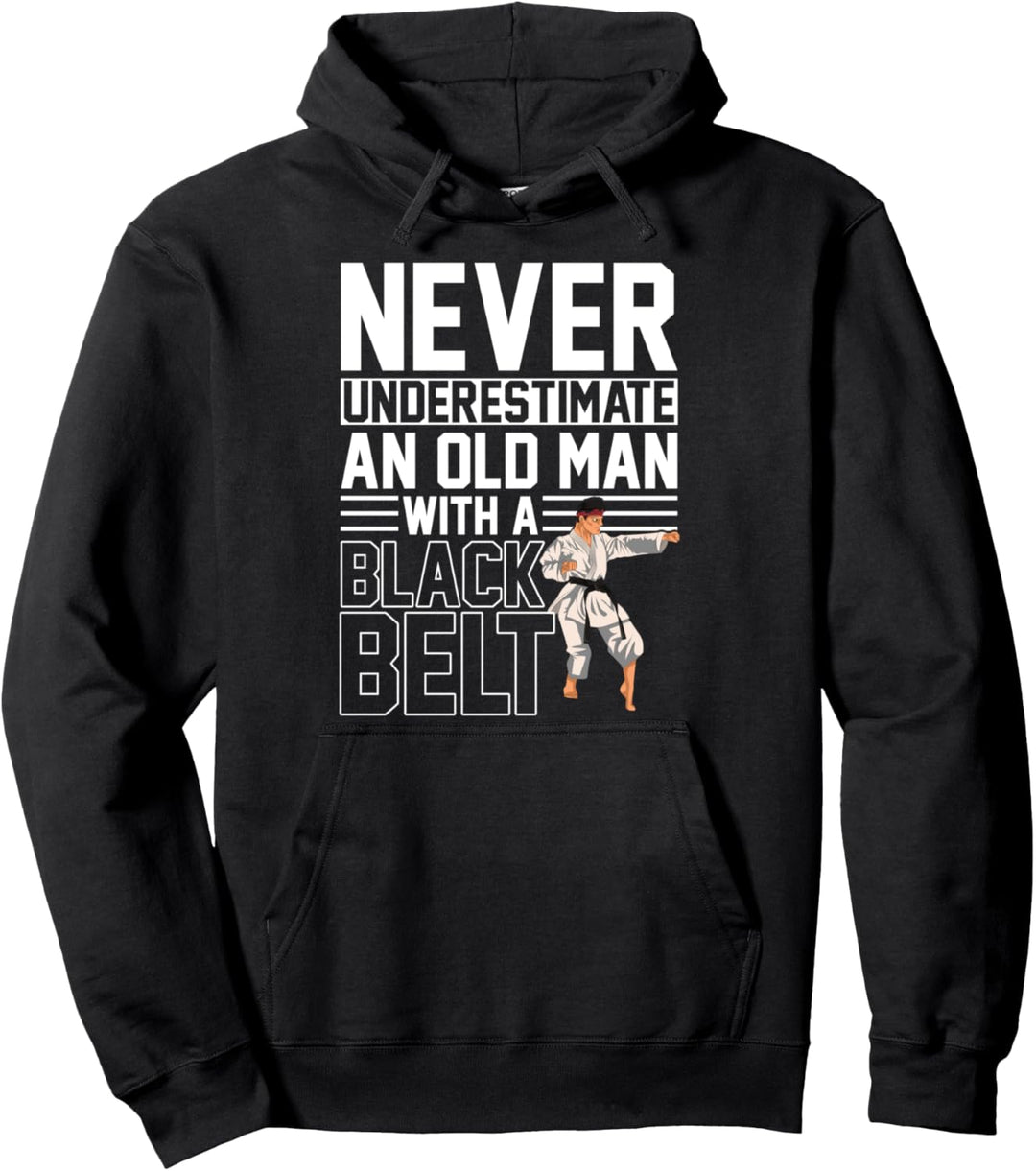 Judoka Opa Rentner Schwarzer Gürtel Ruhestand Judo Pullover Hoodie