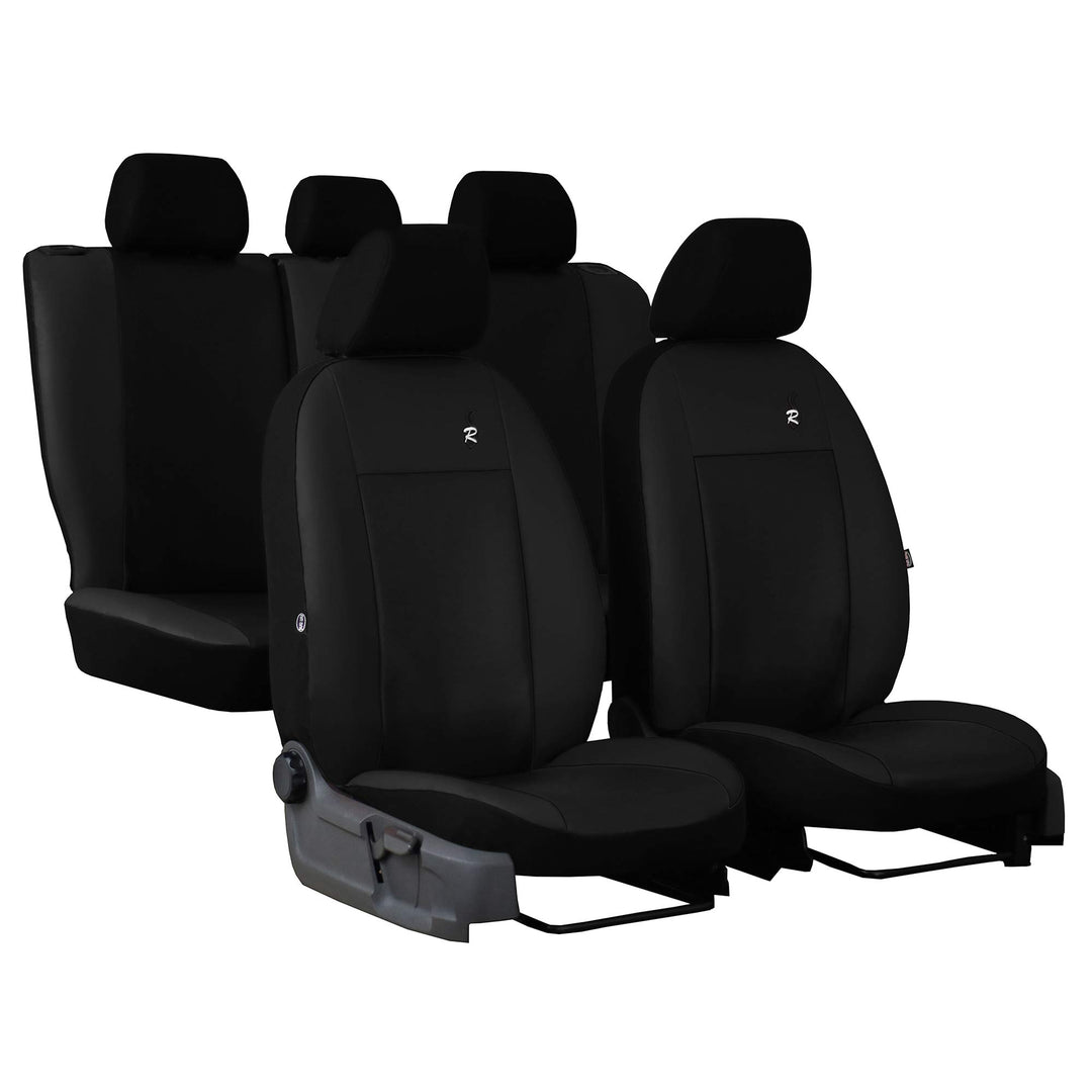 GSC Sitzbezüge Universal Schonbezüge kompatibel mit Hyundai i10 I Schwarz, Schwarz