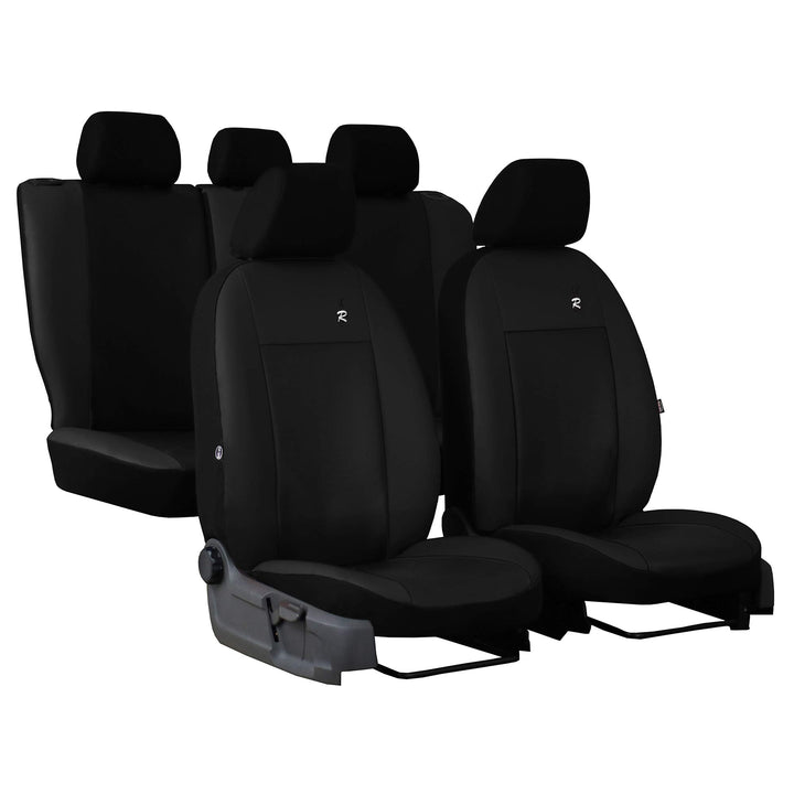 GSC Sitzbezüge Universal Schonbezüge kompatibel mit Hyundai i10 I Schwarz, Schwarz