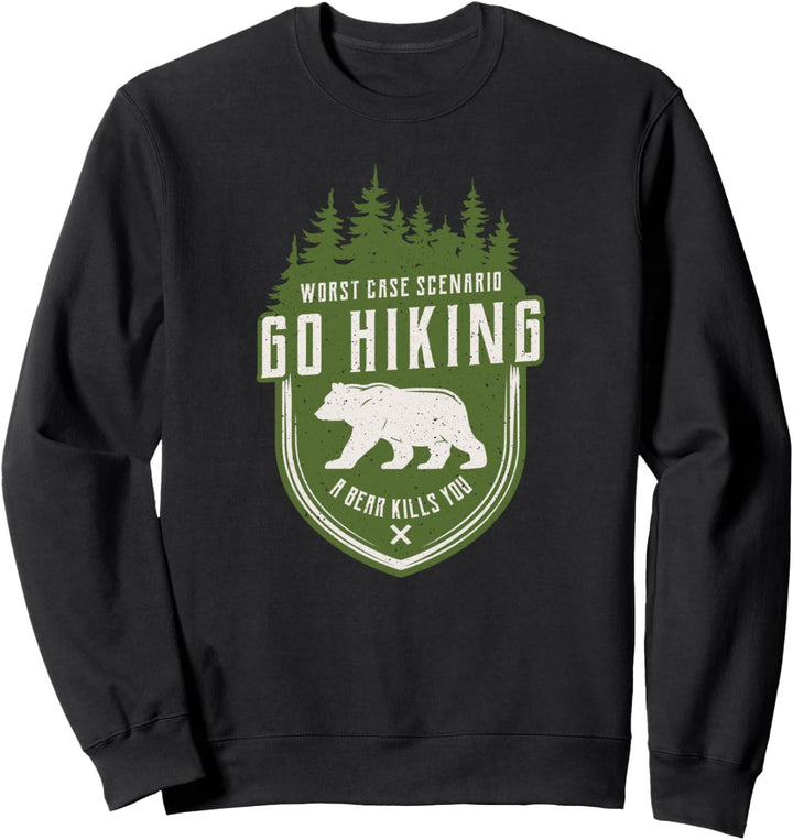 Camping Vintage Gehen Wandern Spass Sommer Bergsteigen Ausrüs Sweatshirt