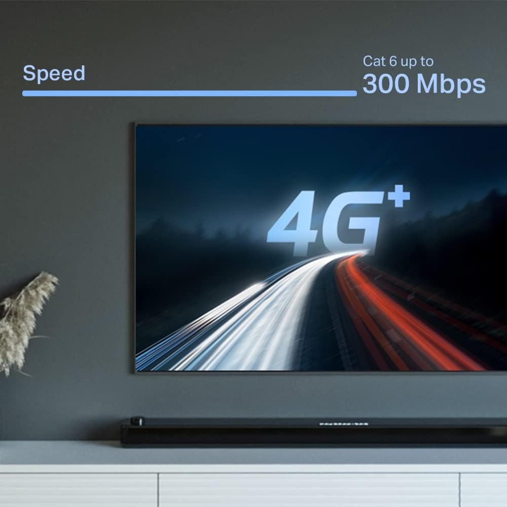 TP-Link Deco X1500-4G LTE WLAN Router, 4G+ Router SIM-Karte, 3 x Gigabit-Ports, Wi-Fi 6 AX1500, Unte