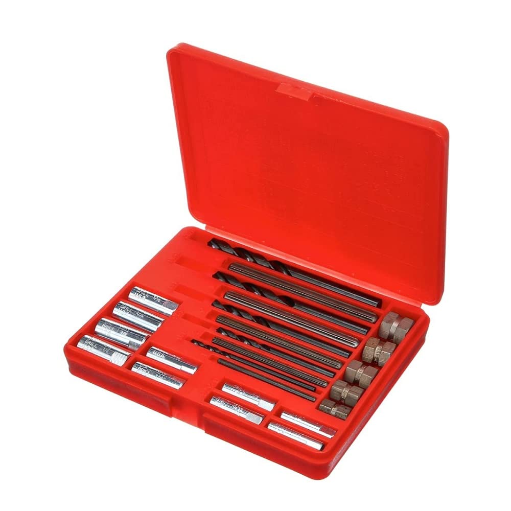 RIDGID 35585 Modell 10 Schraubenausdrehersatz, Schraubenausdreher für abgebrochene Schrauben 1/4" bi