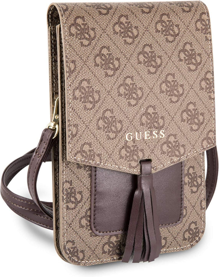 Guess Unisex GUWBSQGBE Reisezubehör-Reisepass-Tasche, Beige, 0