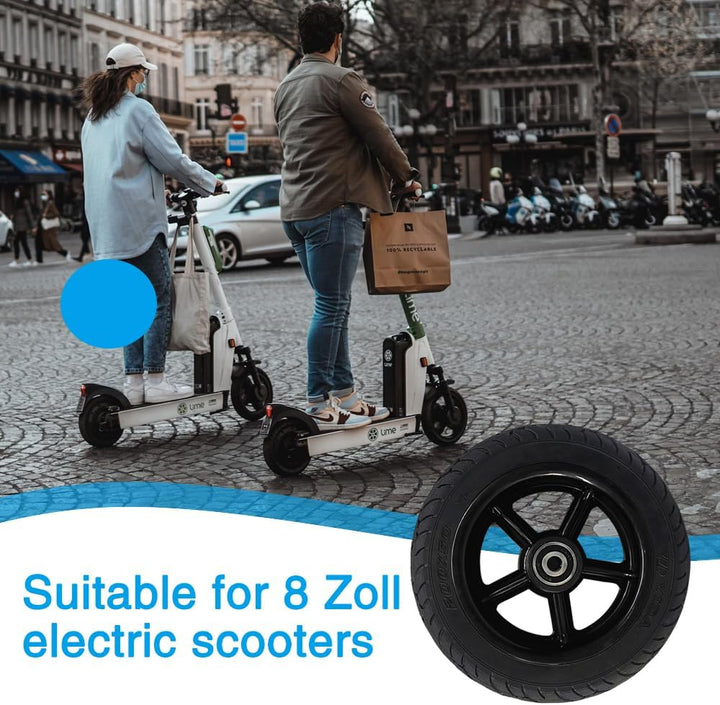 Golgner 8 Zoll E Scooter Reifen, Elektroroller Vollgummireifen 200x50, Nicht Pneumatischer Reifen, S