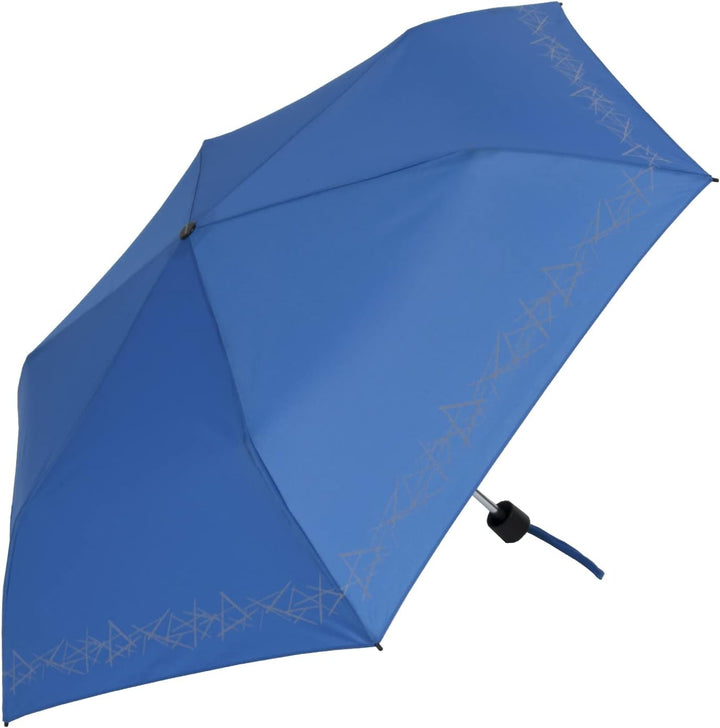 Knirps 4Kids Kinder-Taschenschirm reflective mit Reflexborte - blue, blue