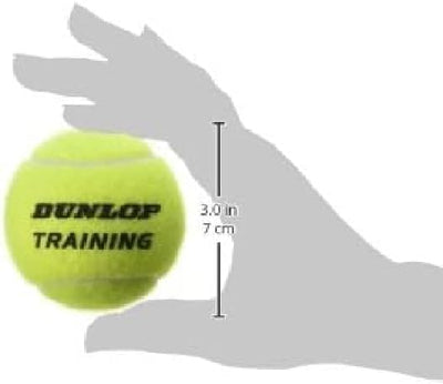 Dunlop Tennisball Training gelb 60 Stück - für Coaching und Trainingseinheiten 60er Polybag, 60er Po