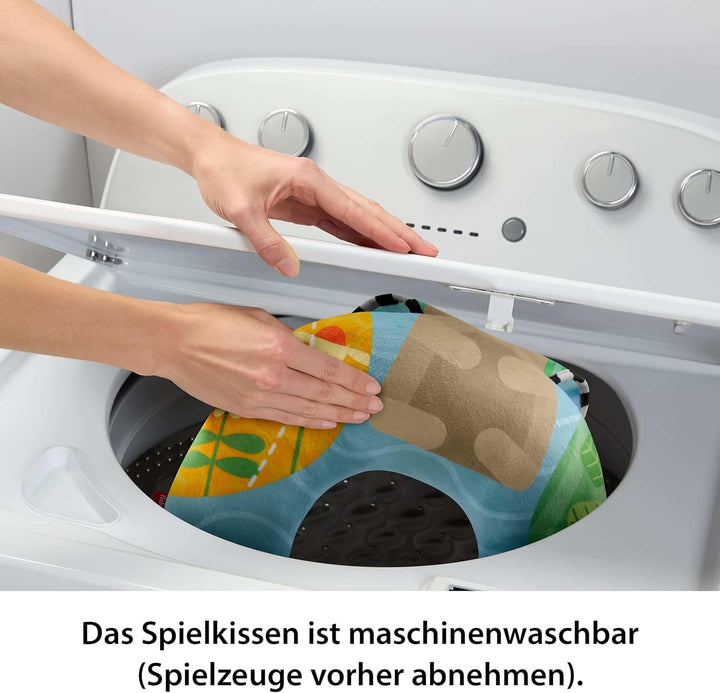 Fisher-Price Babyspielzeug Spielkissen für sensorische Abenteuer in Bauchlage, Körperstütze für Neug
