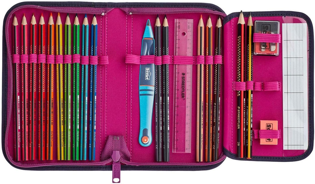 Scout Sunny II Schulranzen-Set 4tlg. Superflash