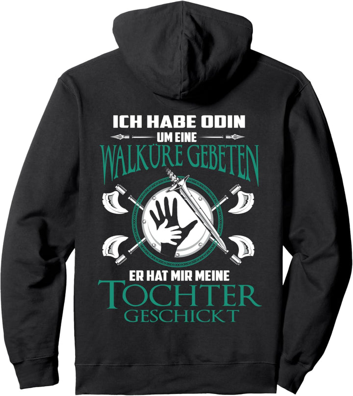 Vater und Tochter Wikinger und Walküre Partnerlook Pullover Hoodie