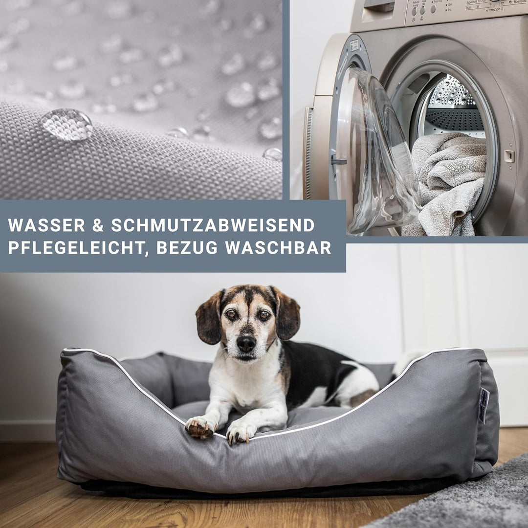 Tante Hilde Hundekorb Waschbar Robust Hundebett für kleine XL mittelgrosse XXL und grosse XXXL Hunde