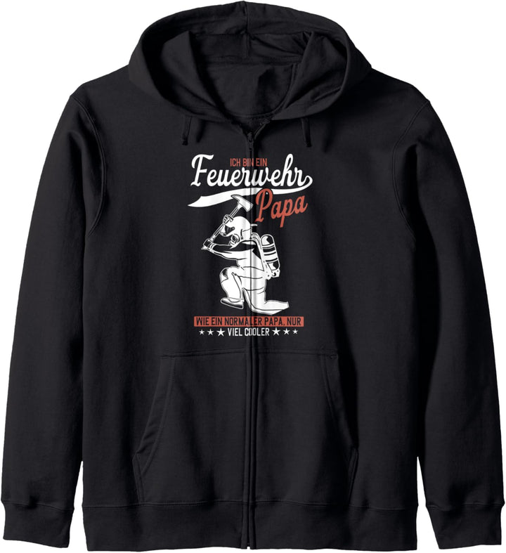Feuerwehr Papa Jungs Firefighter Evolution Freiwillig Kapuzenjacke