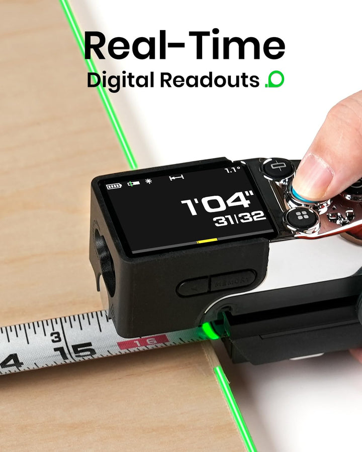 MiLESEEY XTape 1 Laser Entfernungsmesser 100m digitales Massband Lasermessgerät OLED Display und 1/N