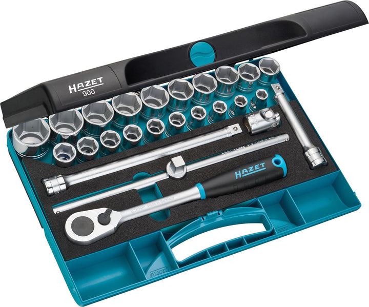 Hazet Steckschlüssel-Satz 1/2" 900 25-teilig