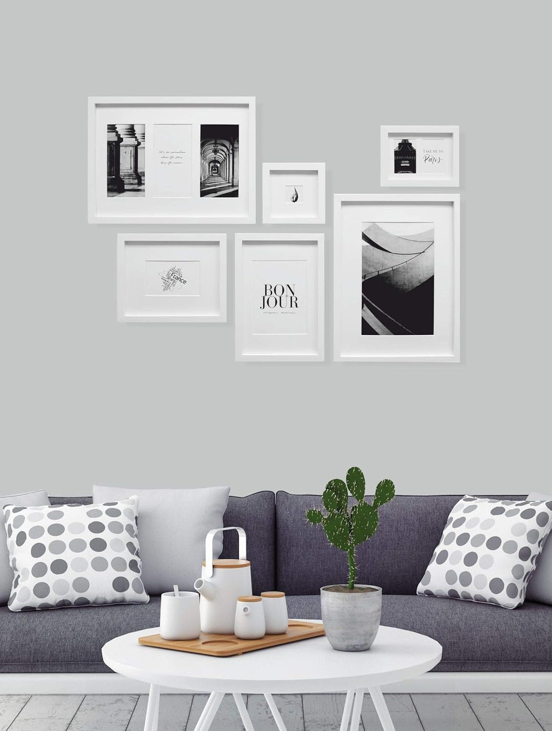 Deknudt Frames S46YK1WALL Bilderrahmen, Holz, 13 x 13 cm, 13 x 18 x 25 cm, 30 x 40 cm, 20 x 30 cm, 1
