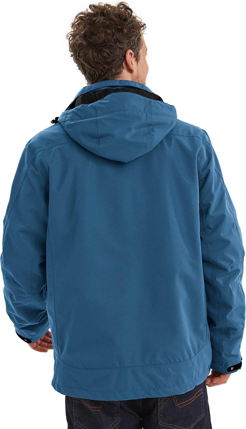 Killtec Herren Xenios Funktionsjacke Mit Abzippbarer Kapuze XXL jeansblau, XXL jeansblau