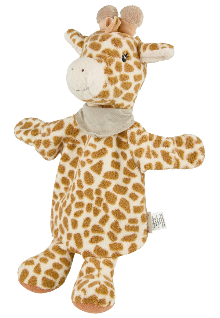 Sterntaler Handpuppe Giraffe Kaya - weiches Kinder Spielzeug zum Puppentheater, Erzählen, Kuscheln &amp;