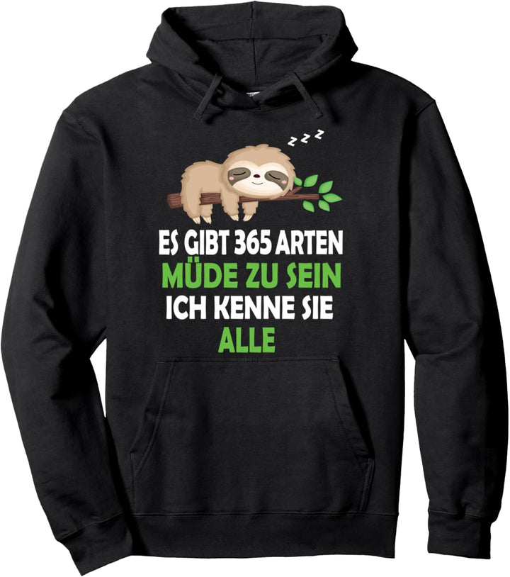 Faultier Nachthemd Schlafshirt Pyjama Schlafanzug Geschenk Pullover Hoodie
