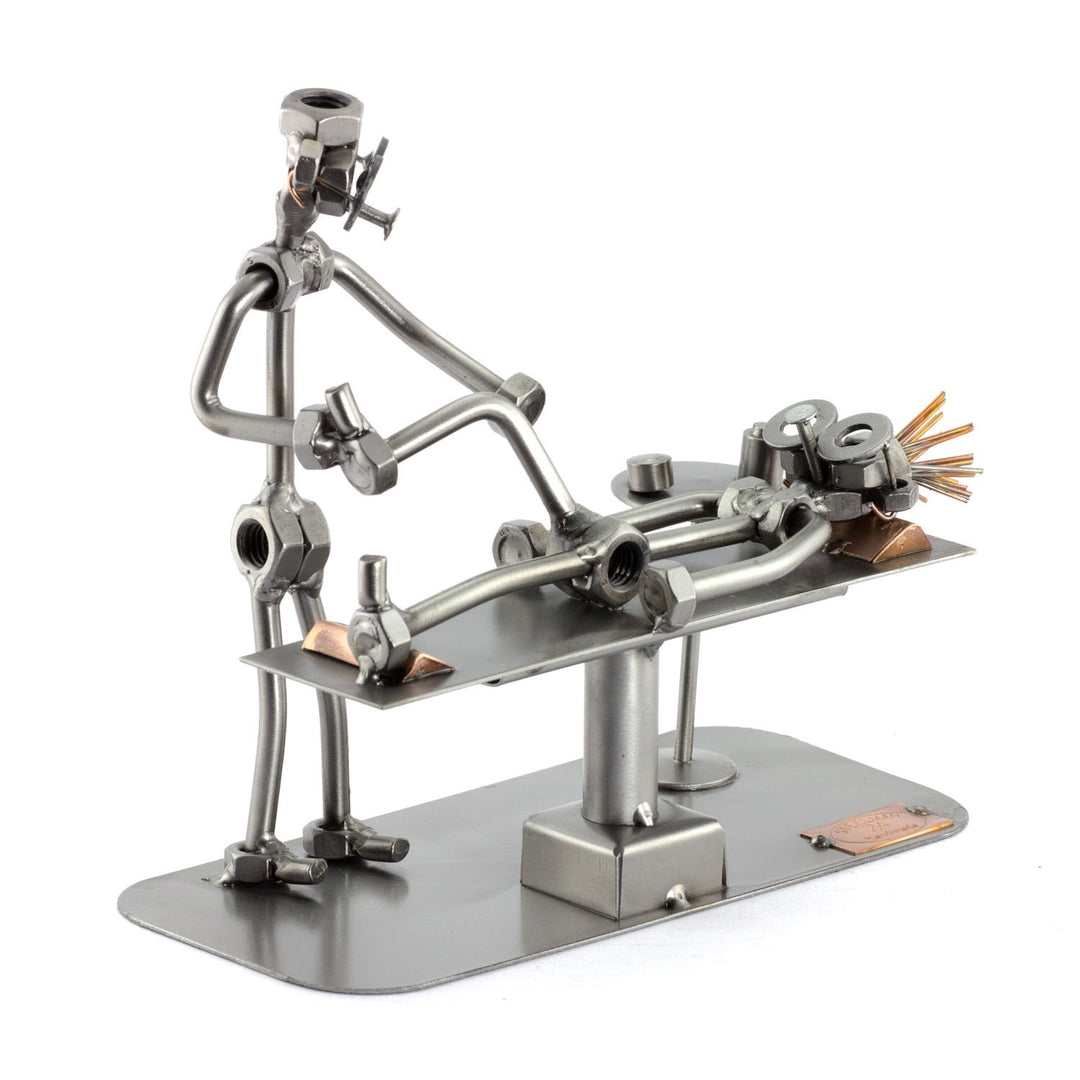Steelman24 I Schraubenmännchen Physiotherapeut I Made in Germany I Handarbeit I Geschenkidee I Stahl