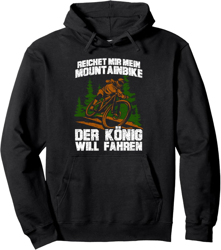 Reichet mir mein Mountainbike - Lustiges Fahrrad MTB Pullover Hoodie