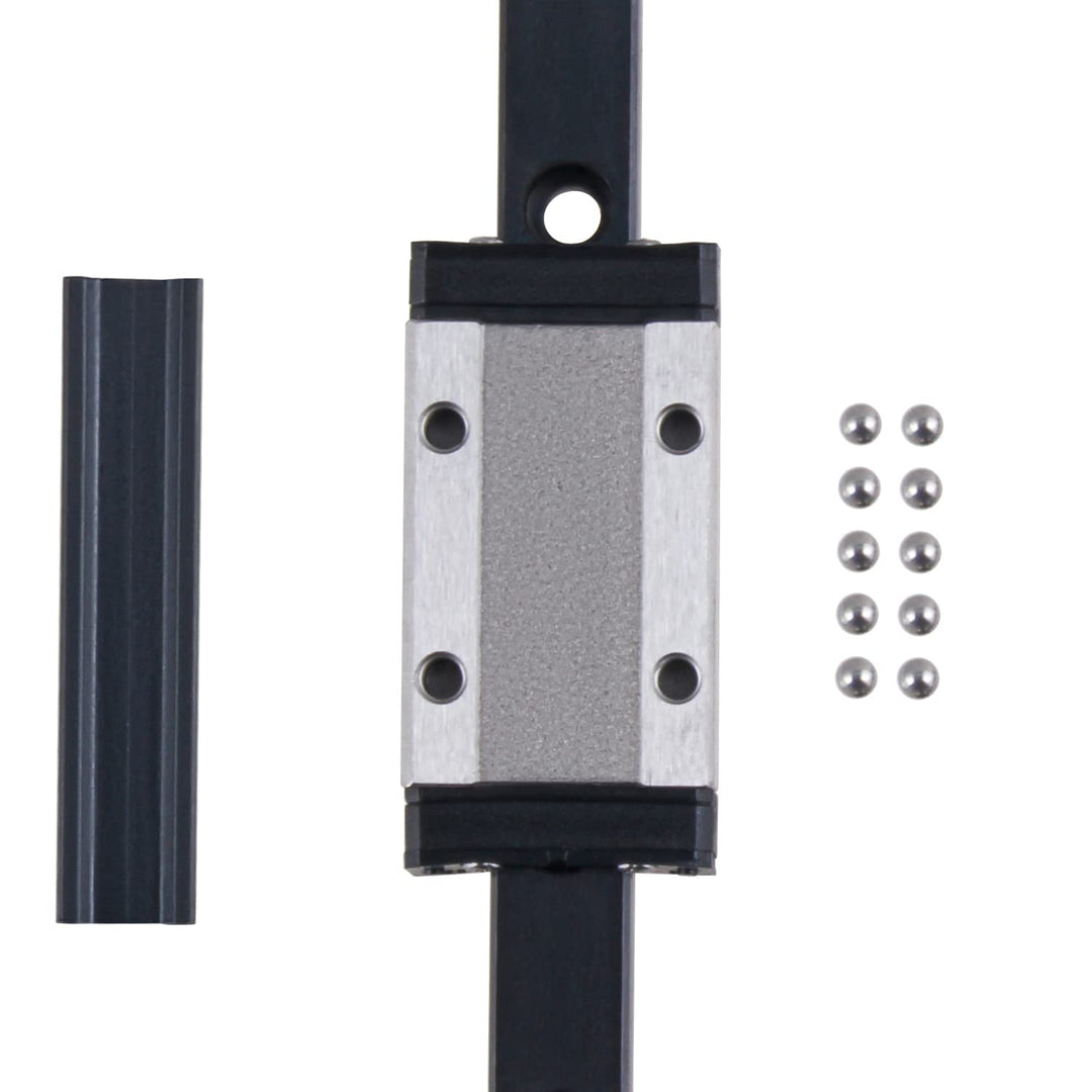 CNCYEAH 2 Stück MGN9H 300 mm Miniatur Lineare Schienenführung mit MGN9H Edelstahl Wagenblock, Linear