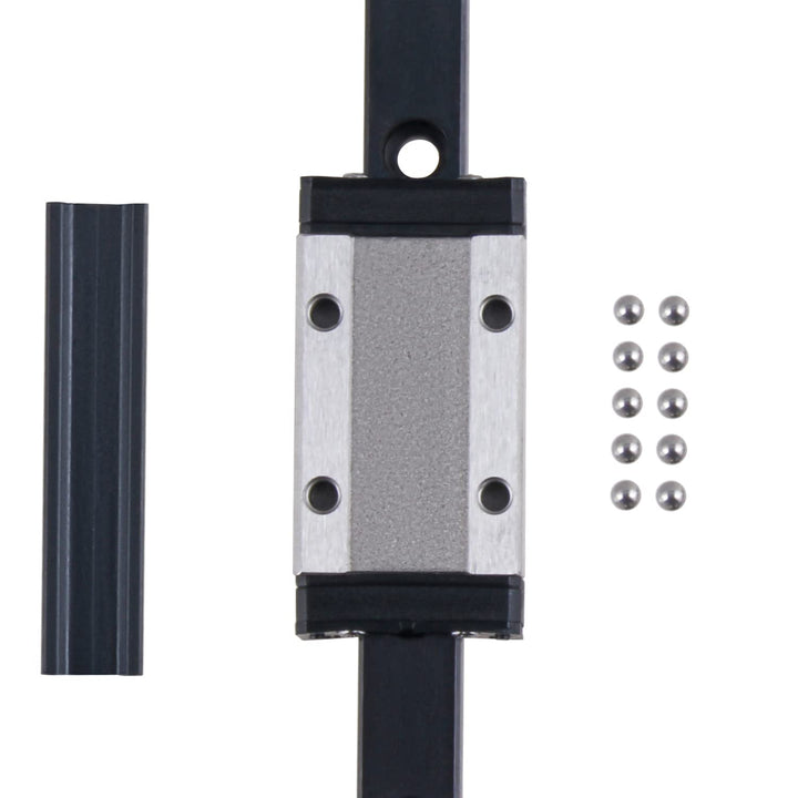 CNCYEAH 2 Stück MGN9H 300 mm Miniatur Lineare Schienenführung mit MGN9H Edelstahl Wagenblock, Linear
