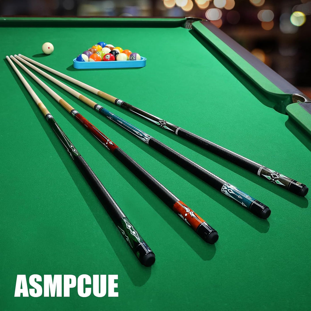 Pool Queue, 58 Zoll Billard Queue Kanadischer Ahornholz Pool Cue 13mm Spitzen für Professionelle Bil