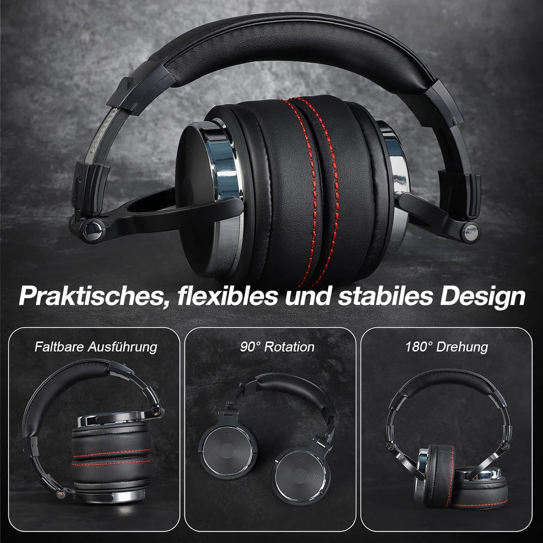 OneOdio Pro 50 Over-Ear Studiokopfhörer [Hi-Res Audio, 50mm Treiber] – Professionelle DJ Kopfhörer m