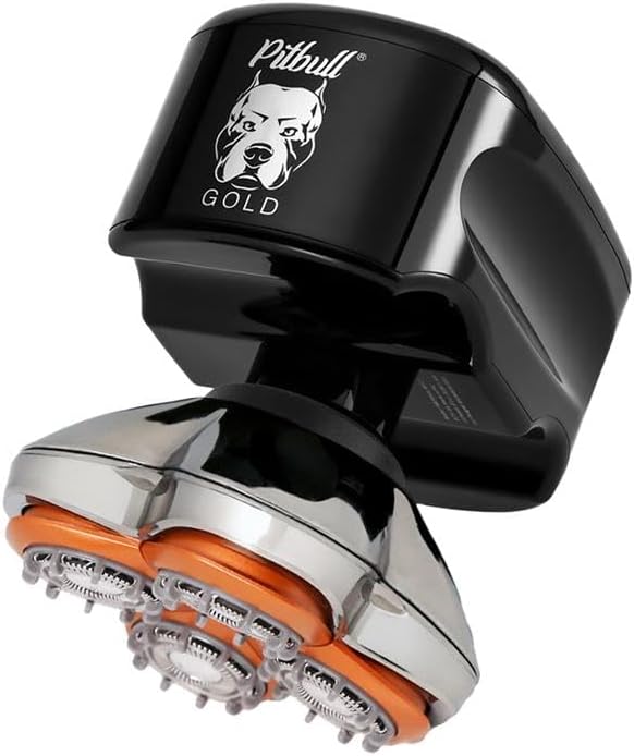 Skull Shaver Rugged 4 Head Ersatzklinge - Stoppel-Look, 10 Abstandshalter, 360° Konturierung, Hypoal