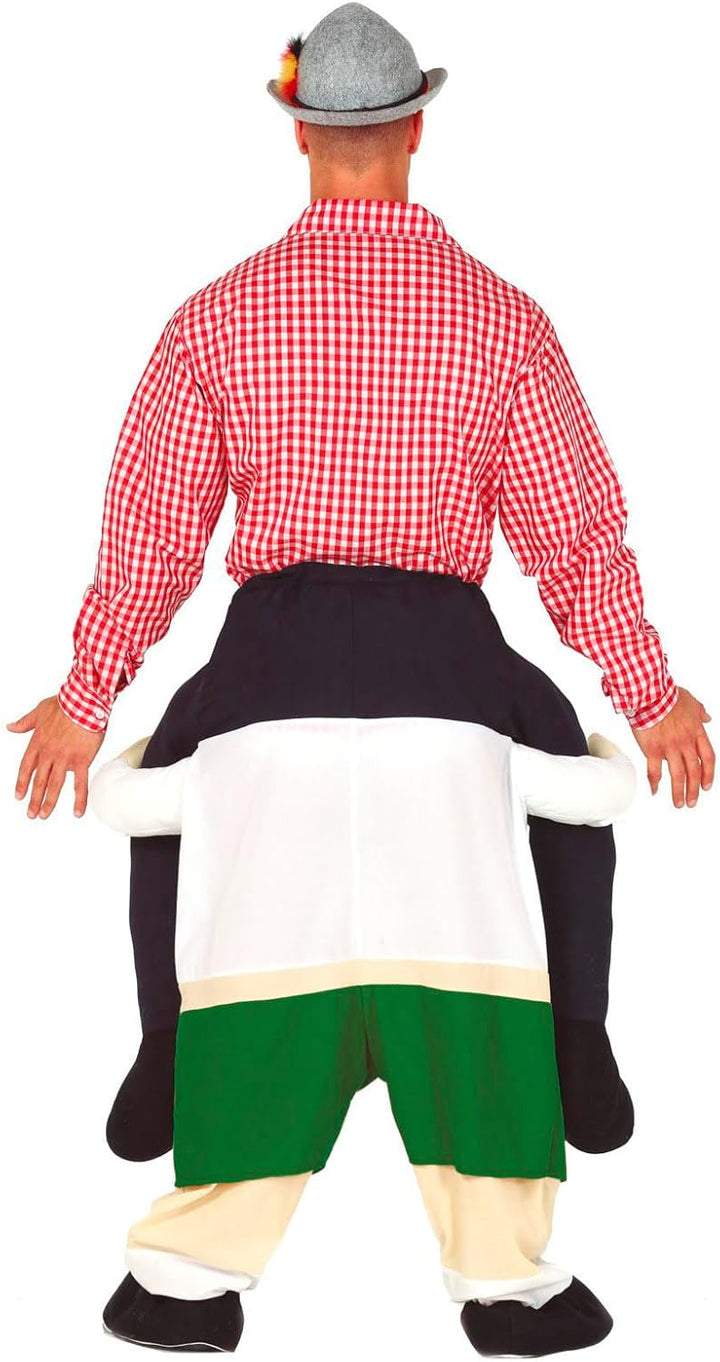 FIESTAS GUIRCA, S.L. Tiroler Alpen Huckepack Kostüm für Erwachsene
