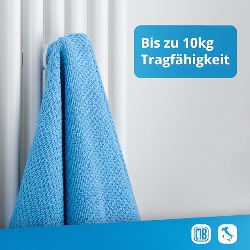 LH 1 Paar VIP-Handtuchhalter ohne Bohren für das Badezimmer, selbstschraubend am Röhrenheizkörper, o